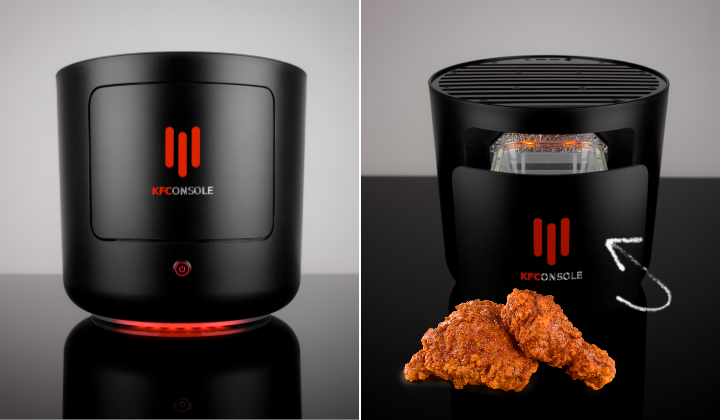 KEREN, KFC Meluncurkan Game Console dengan Penghangat Ayam