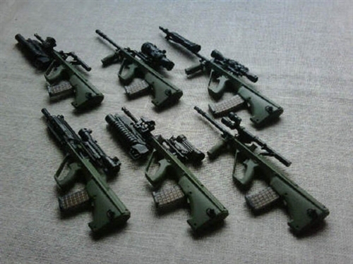 Inside Steyr Stg.77 AUG assault rifle (Austria)