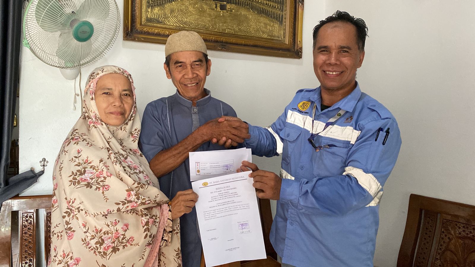 PT Bara Anugerah Sejahtera Perkuat Sinergi dengan Masyarakat Sekitar Operasional