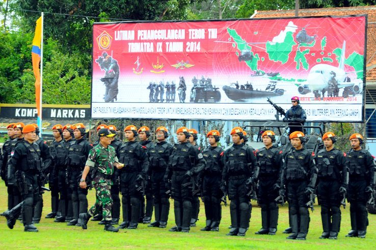 627 Personel TNI Ikuti Latihan Gultor Tri Matra IX