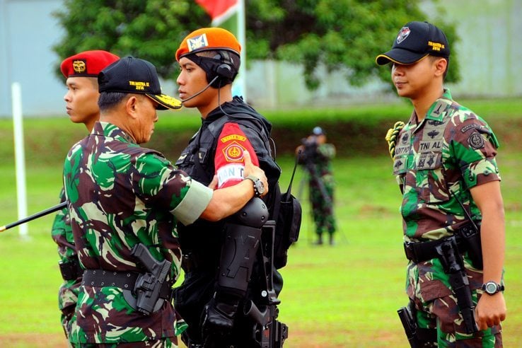 627 Personel TNI Ikuti Latihan Gultor Tri Matra IX