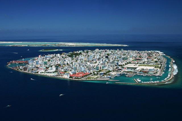 10 Foto Mengagumkan Pulau Maladewa Dari Atas