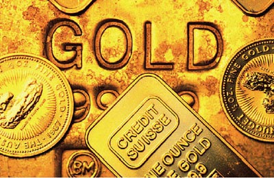 Emas bertahan di atas $ 1400, terbantu pelemahan data AS