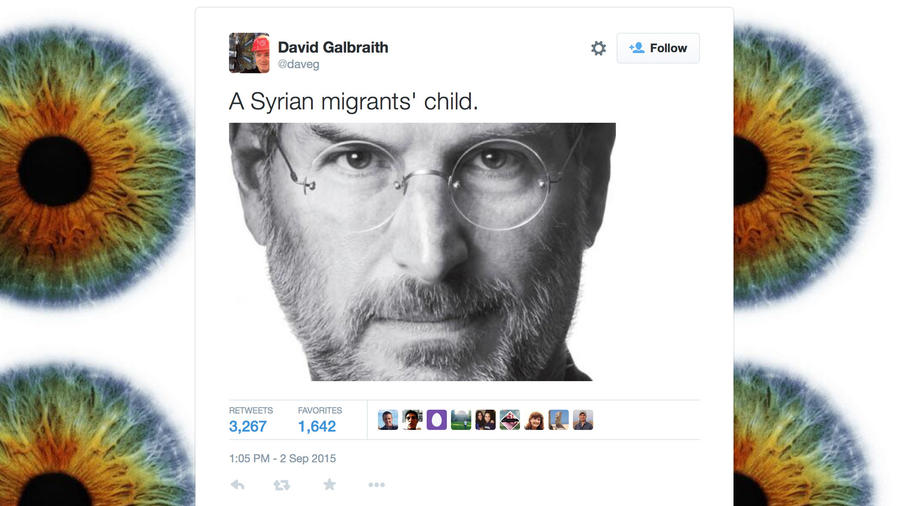 A Tweet reminds the world: Steve Jobs adalah seorang anak migran Suriah