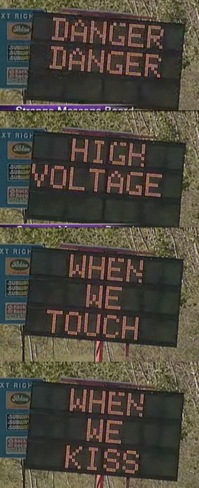 Unik , aksi Hacker Retas Papan Rambu-rambu lalu lintas