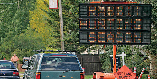 Unik , aksi Hacker Retas Papan Rambu-rambu lalu lintas