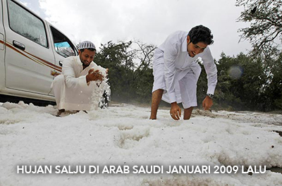 Arab Turun Salju (+pics)
