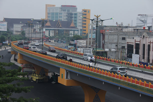 Flyover Pekanbaru Terunik di Dunia