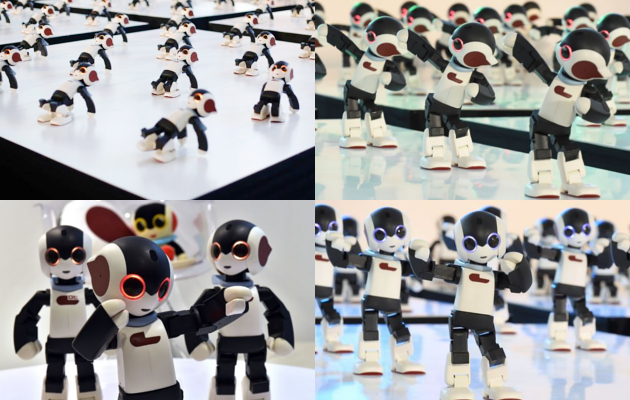 Lucunya 100 Robot Imut Jepang Lakukan Flashmob