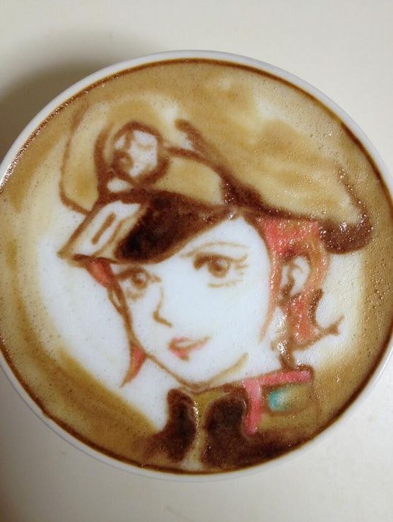 &#91;Unik&#93;Gambar Sailor Moon di Atas Busa Kopi 