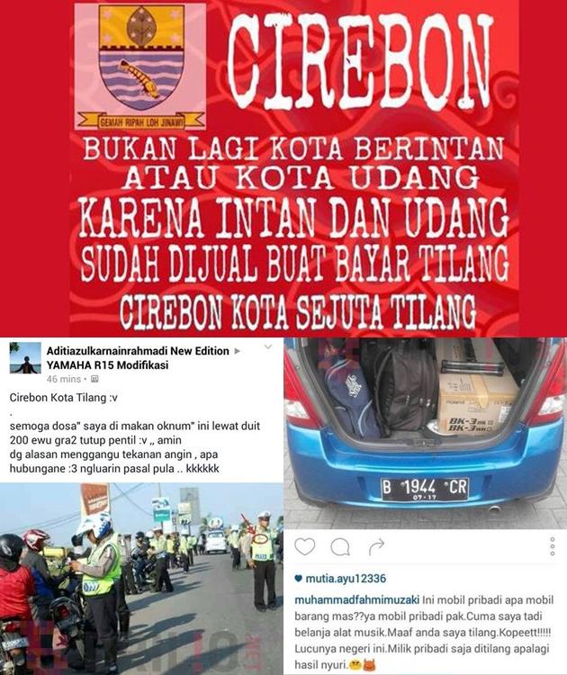 Marak Penilangan, Netizen Cirebon Bikin Meme 'Kota Tilang' untuk Sindir Polisi