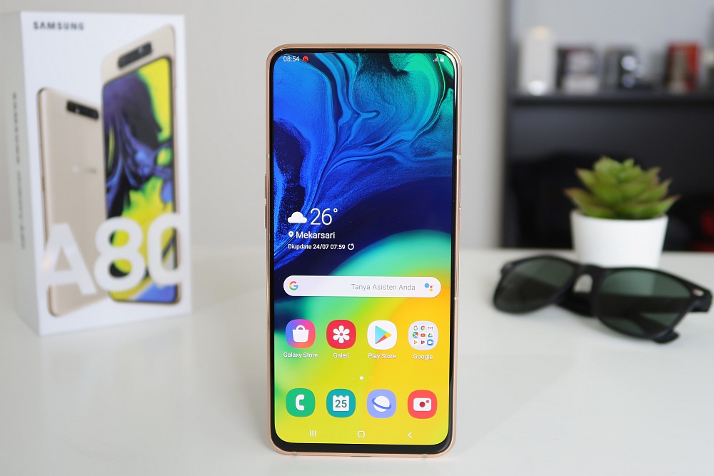 Review Samsung Galaxy A80: Smartphone dengan 3 Kamera Putar dan Snapdragon 730G