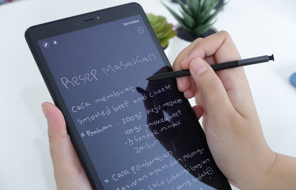 samsung tablet dengan pen