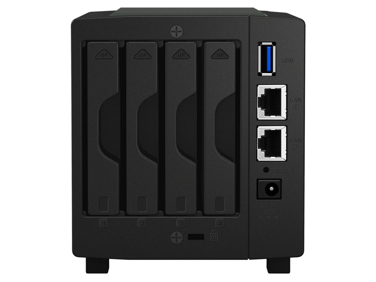 Synology DS419Slim: Ringkas dan Hemat Daya, Menampung 4 Ruang Penyimpanan Hingga 20TB
