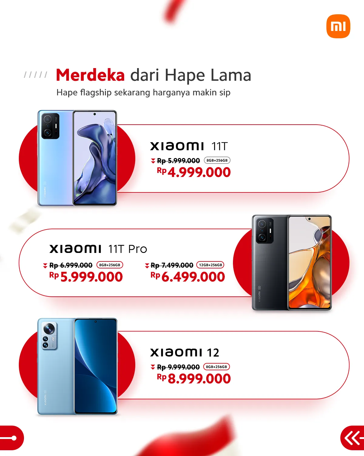 Turun Harga hingga 1 Juta Rupiah, Xiaomi Gelar Promo #MerdekaBarengXiaomi