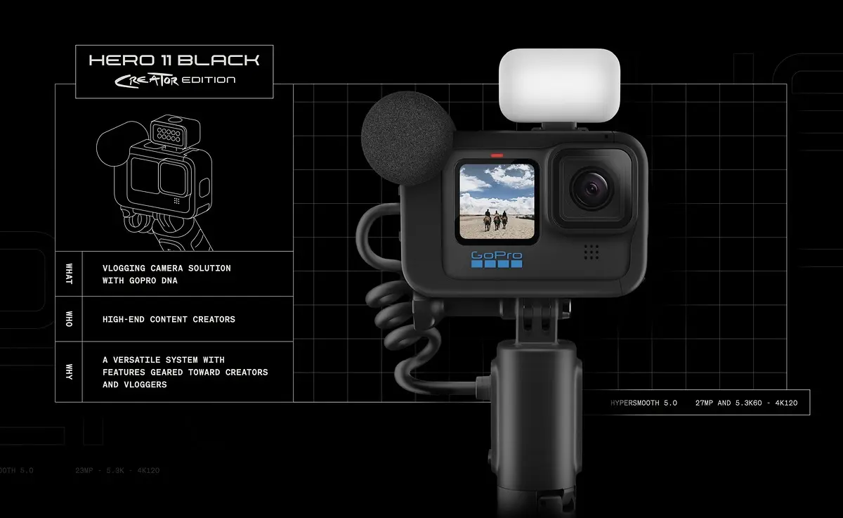 GoPro HERO 11 Black: Pertama dengan Hypersmooth 5.0 dan Mendukung Video 5.3K 10 Bit