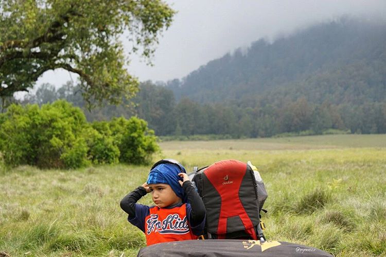 Kenalin Gan, Max. Pendaki Tiga Tahun Yang Sudah Mendaki 15 Gunung di Indonesia