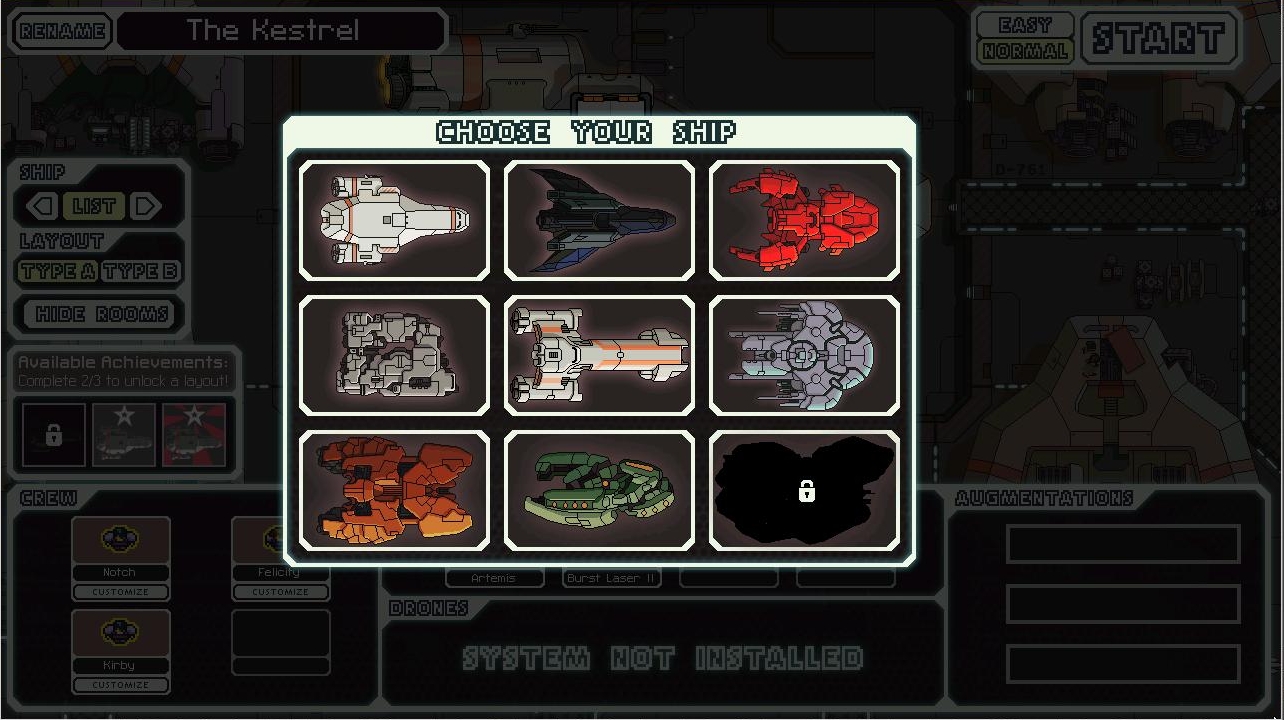 Faster than Light (FTL) - Rouge-like space-sim