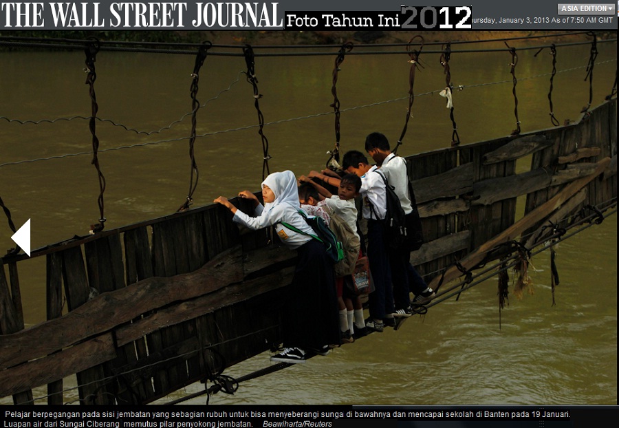 &#91;PIC&#93; Foto Jembatan &quot;Indiana Jones&quot; di Banten, Jadi Favorit Foto Dunia Terbaik 2012