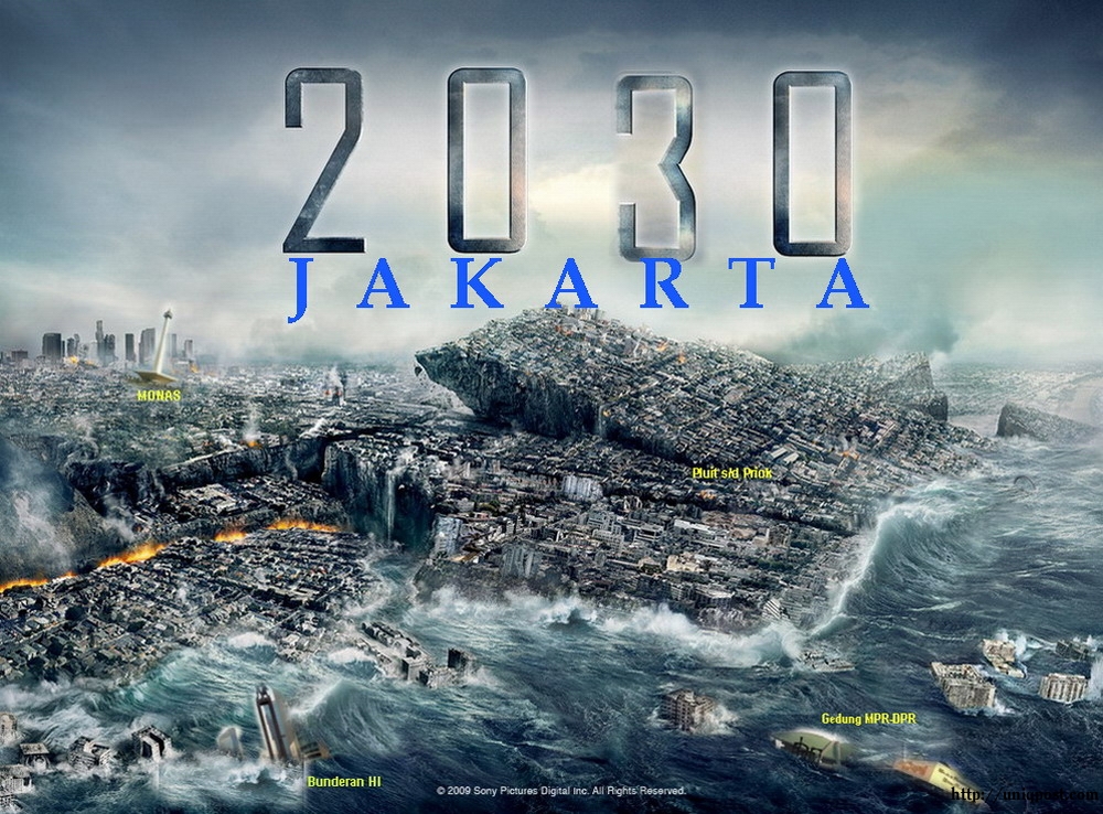 Jakarta itu Tenggelam 2030, Si Ahok masih bilang Penyebab Banjir Kulit Kabel?