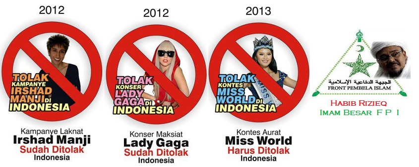 &#91;PIC&#93; FPI tak percaya Busana Miss World 2013 Tertutup Rapat Kayak Lontong atau Kebaya