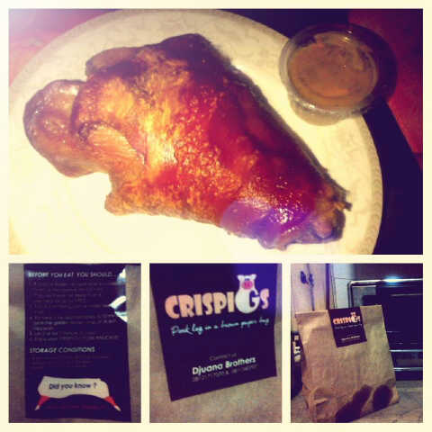 Crispy Pork Knuckle untuk Home Delivery