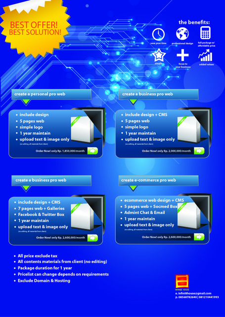 BEST SOLUTION : WEBSITE PACKAGE + MAINTAIN FOR YEAR!