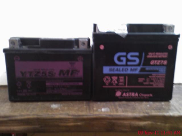 Jual aki Motobat, GS Astra, Yuasa murah (ninja 250, tiger,thunder,skutik,bebek)