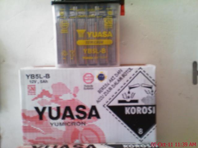 Jual aki motor murah gs astra yuasa tiger thunder skutik 