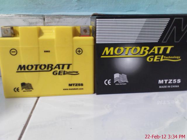 Terjual Jual aki Motobat GS Astra Yuasa murah ninja 250 