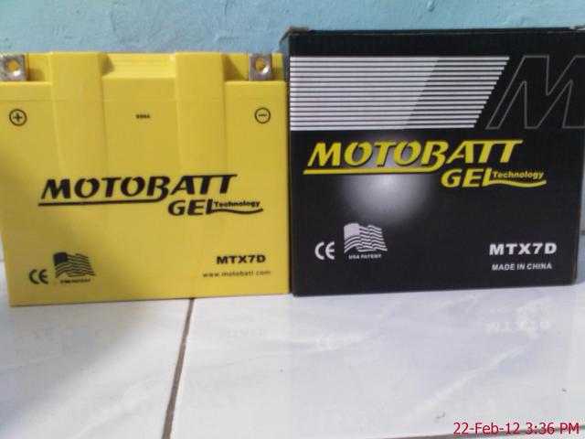 Terjual Jual aki Motobat GS Astra Yuasa murah ninja 250 