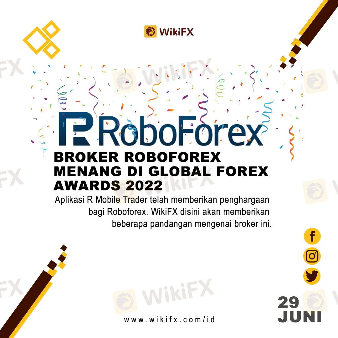 Broker RoboForex Menang Di Global Forex Awards 2022