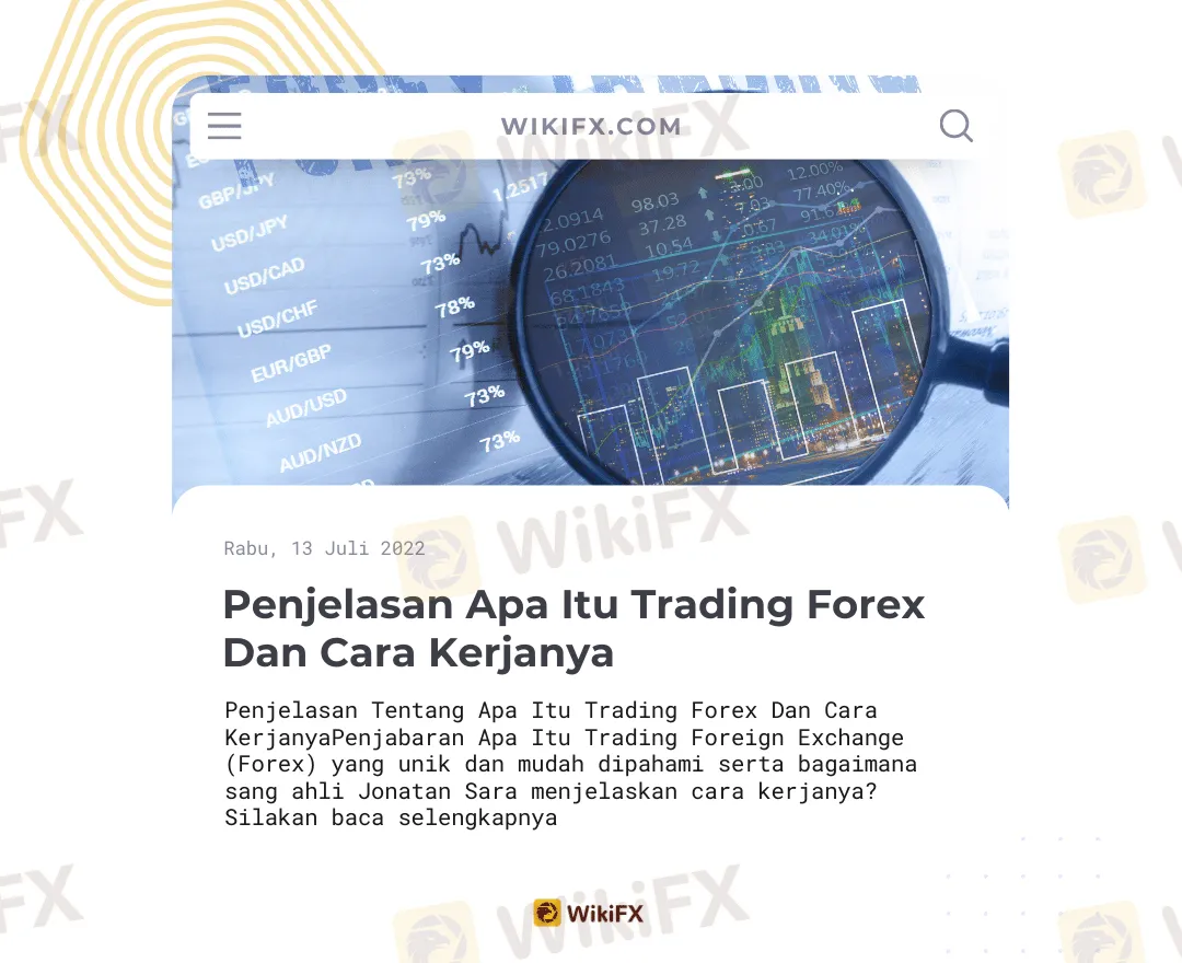 Penjelasan Tentang Apa Itu Trading Forex Dan Cara Kerjanya