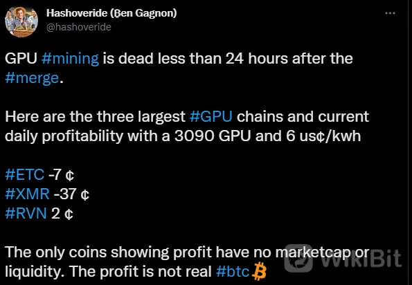 Penambang GPU Pergi Pasca Penggabungan ETH