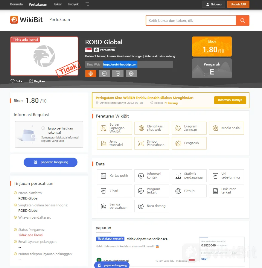 ROBD GLOBAL | MELAKUKAN SCAM DAN PEMERASAN?