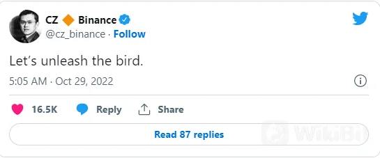 Masalah bot Twitter | Elon Musk dan Binance Bekerja Sama 