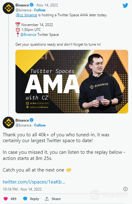 Tips Ruang Crypto | AMA Binance CZ