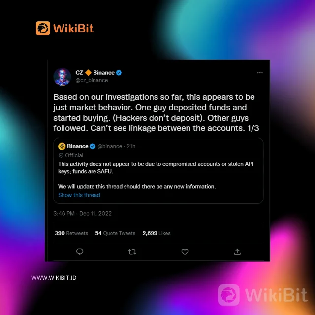 Mirip Kejadian FTX Sebelum Runtuh| Ada Aktifitas Tidak Normal Di Binance?