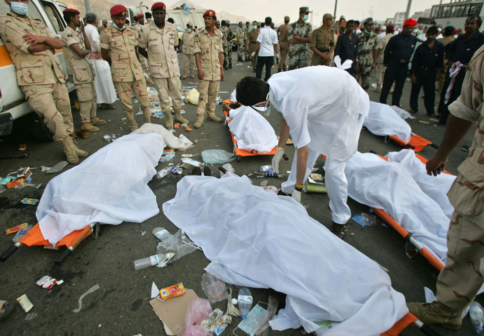 Azab??..Stampede kills 220 at Hajj pilgrimage near Mecca 